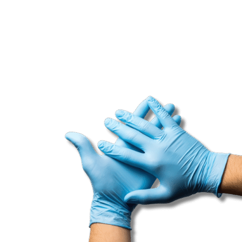 Luva procedimento nitrilica