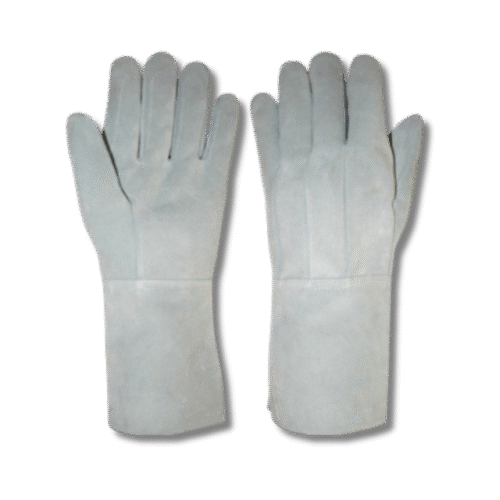 Luva de raspa cano longo 20 cm 18