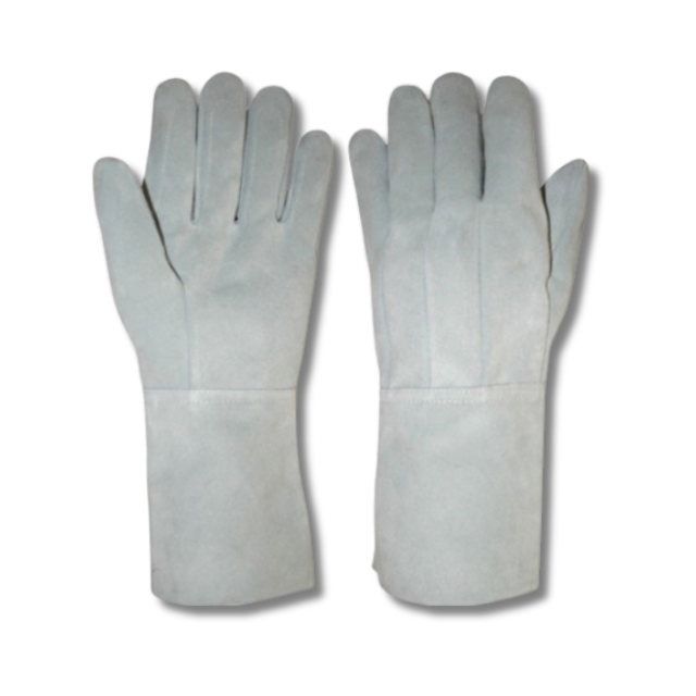 Luva de raspa cano longo 20 cm