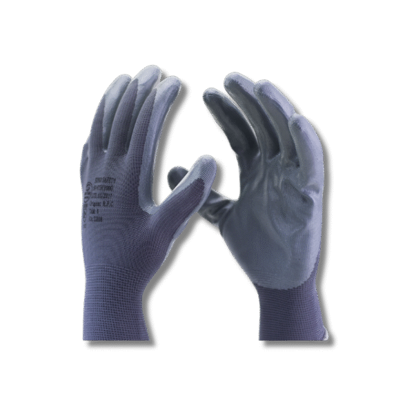 Luva nylon banho nitrilico 6