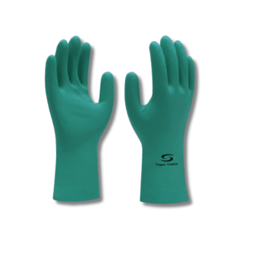Luva latex nitrilica 33 cm 2
