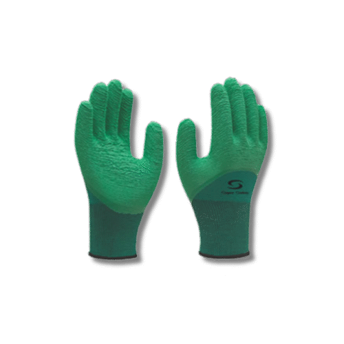 Luva nitrilon banho de latex natural