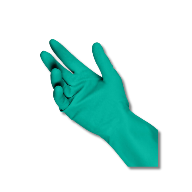 Luva nitrilica verde
