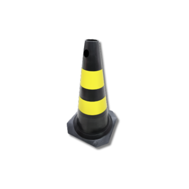 CONE RIGIDO PRETO AMARELO