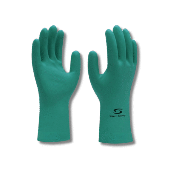 Luva latex nitrilica 33 cm 2