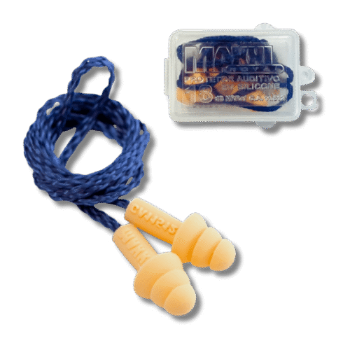 Protetor Plug de silicone 14 db e 18 db