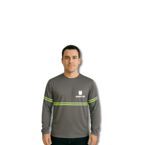 Camiseta com Faixa Refletiva Camiseta com Faixa Refletiva